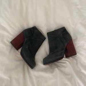 Jeff Campbell chunk ankle boots